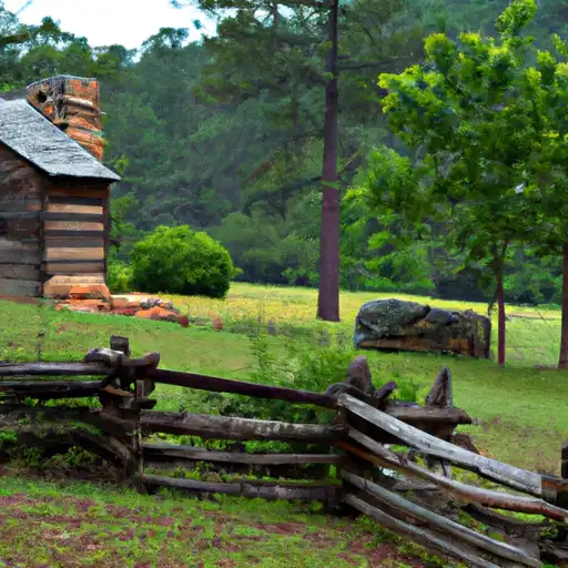 Rural homes in Cherokee, Georgia