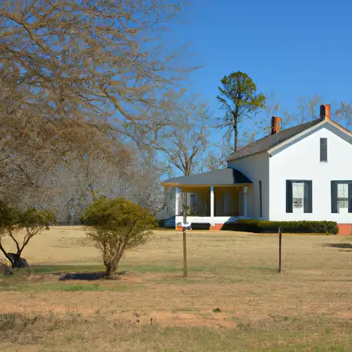 Rural homes in Grady, Georgia