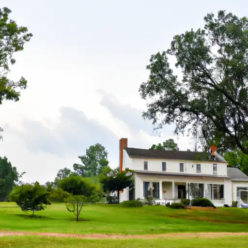 Rural homes in Montgomery, Georgia