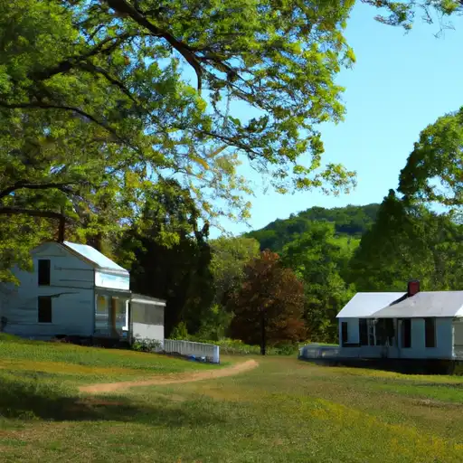 Rural homes in Pike, Georgia