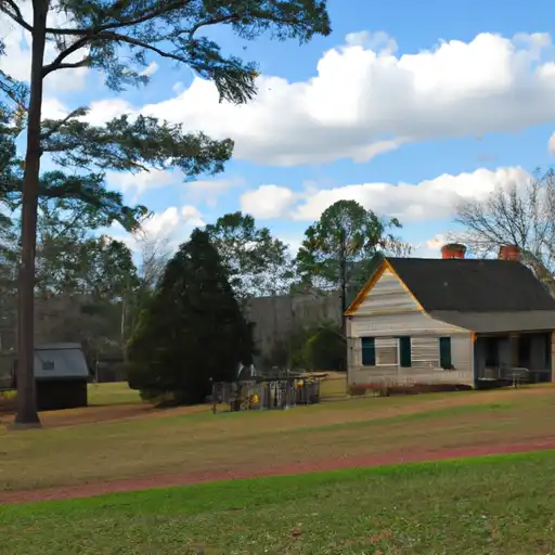 Rural homes in Turner, Georgia