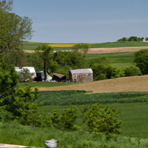 Rural homes in Benton, Iowa