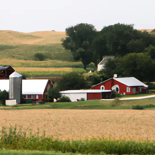 Rural homes in Black Hawk, Iowa