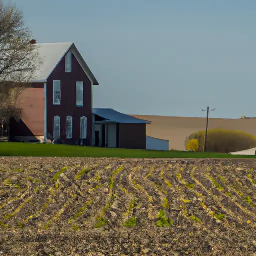 Rural homes in Buena Vista, Iowa