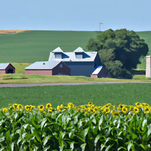 Rural homes in Clarke, Iowa