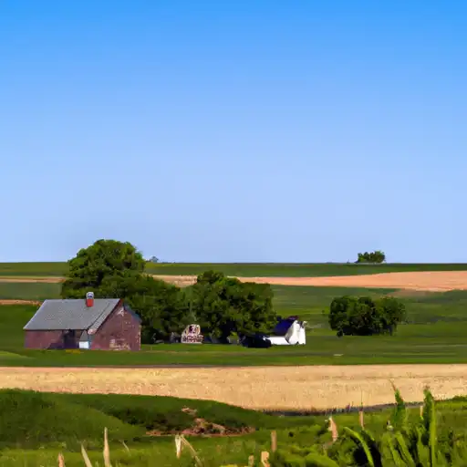 Rural homes in Clayton, Iowa