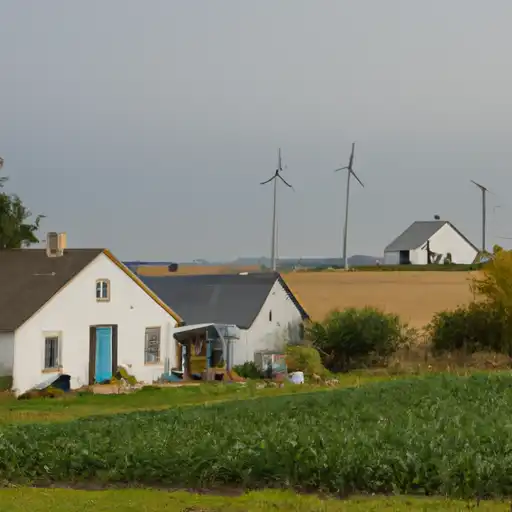 Rural homes in Crawford, Iowa