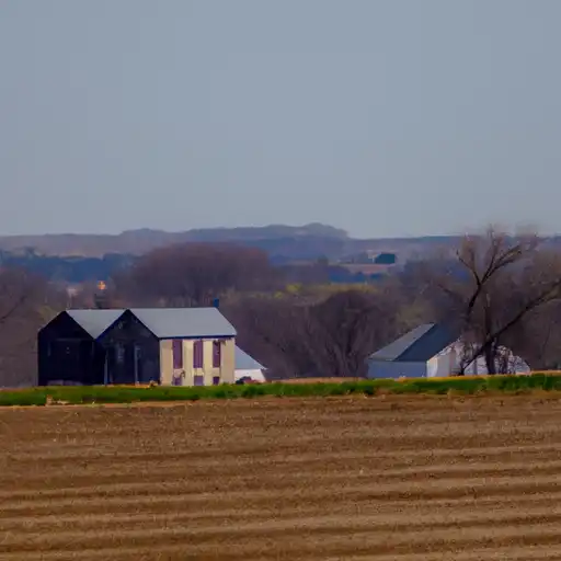 Rural homes in Davis, Iowa