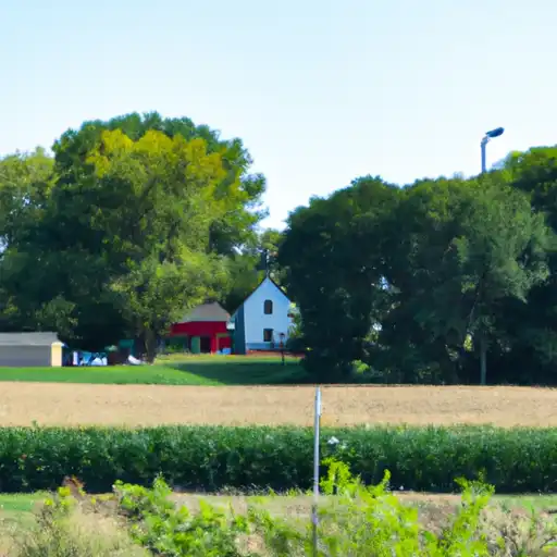 Rural homes in Des Moines, Iowa