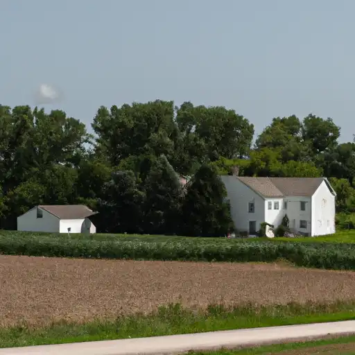 Rural homes in Emmet, Iowa