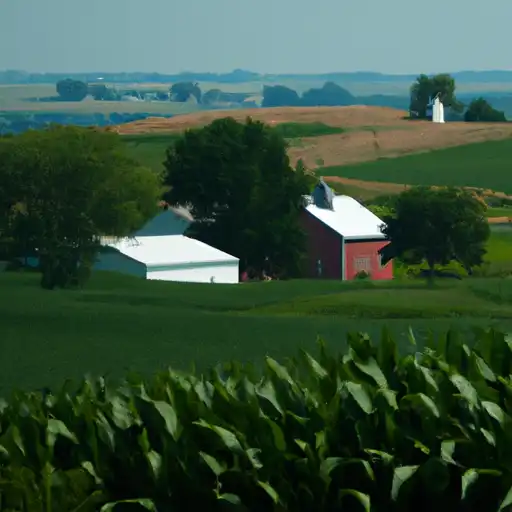 Rural homes in Greene, Iowa