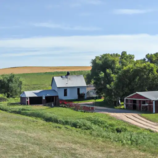 Rural homes in Guthrie, Iowa