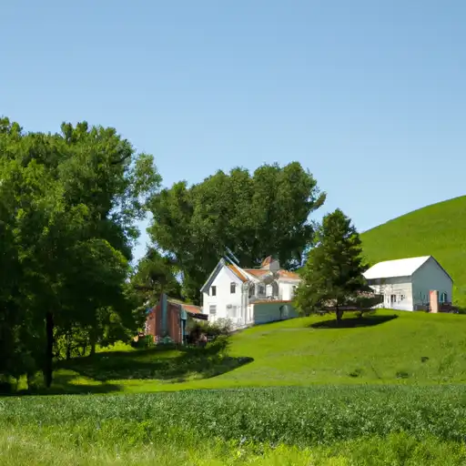 Rural homes in Hamilton, Iowa