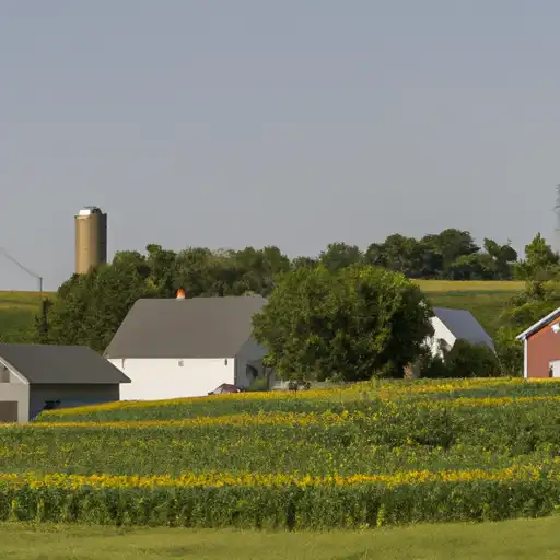 Rural homes in Howard, Iowa