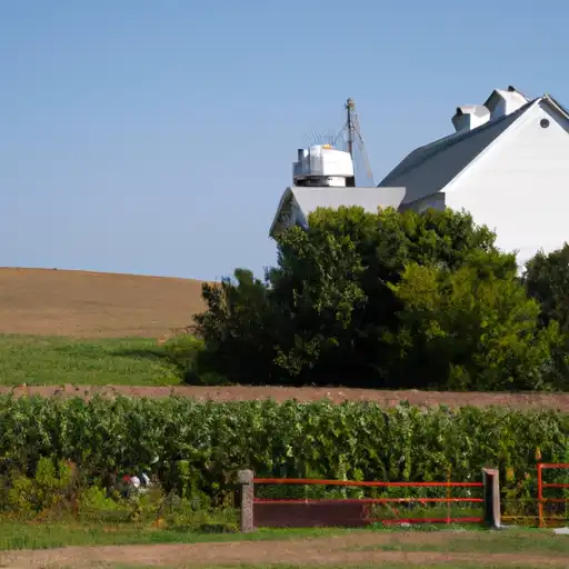 Rural homes in Keokuk, Iowa