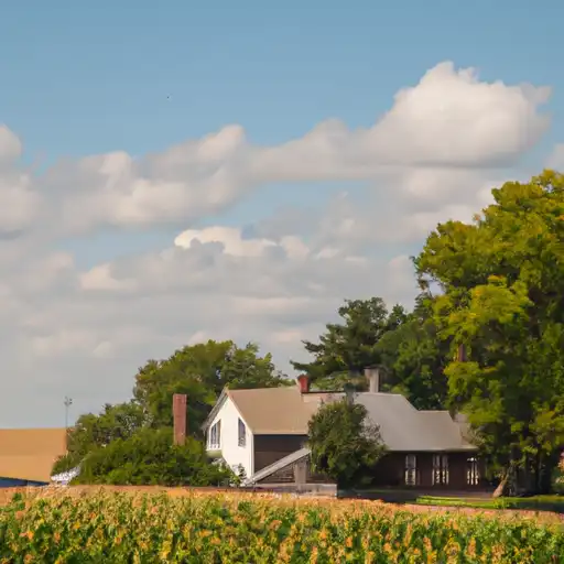 Rural homes in Lyon, Iowa