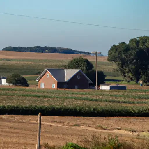 Rural homes in Sioux, Iowa