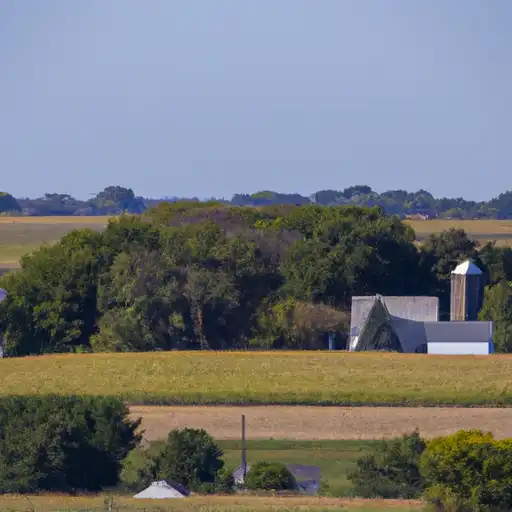 Rural homes in Tama, Iowa