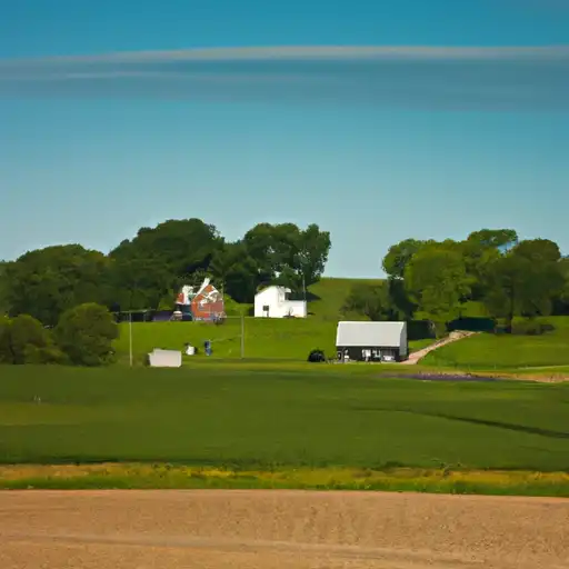 Rural homes in Union, Iowa