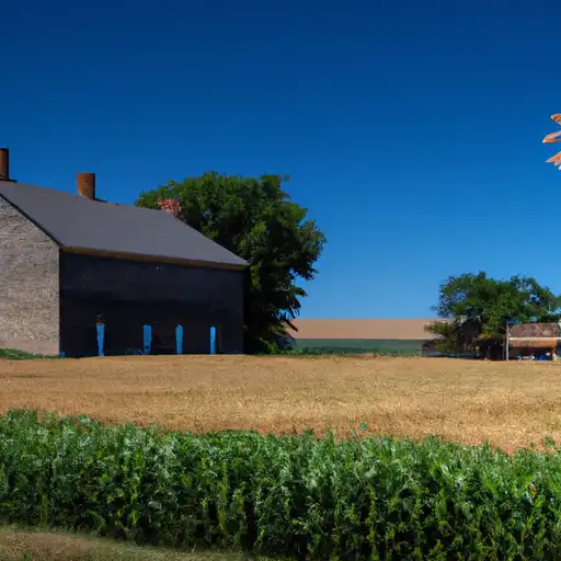 Rural homes in Washington, Iowa