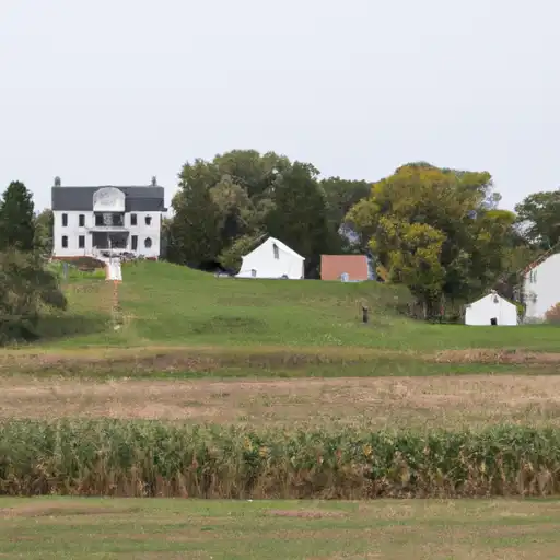 Rural homes in Wayne, Iowa