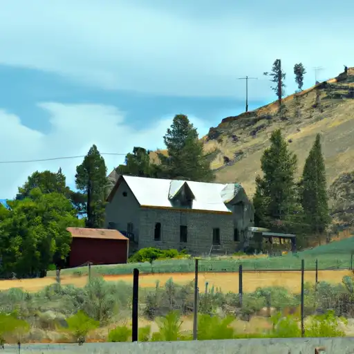 Rural homes in Blaine, Idaho