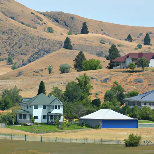 Rural homes in Boise, Idaho