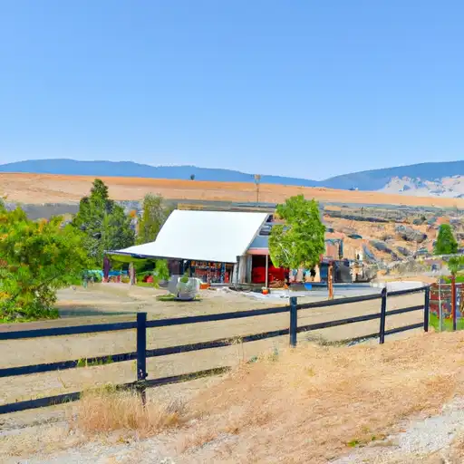 Rural homes in Bonner, Idaho