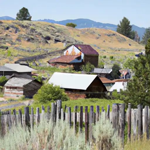 Rural homes in Camas, Idaho