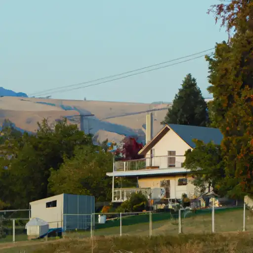 Rural homes in Clark, Idaho