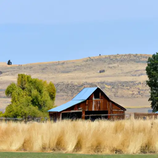 Rural homes in Elmore, Idaho