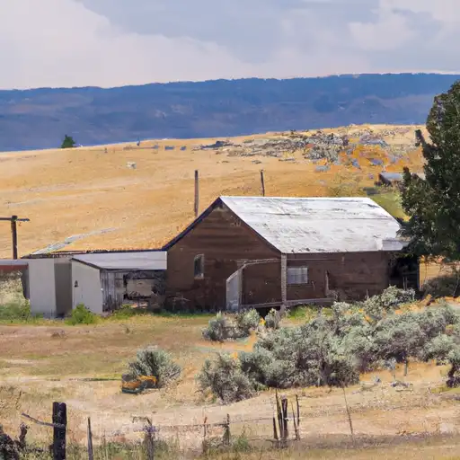 Rural homes in Gem, Idaho