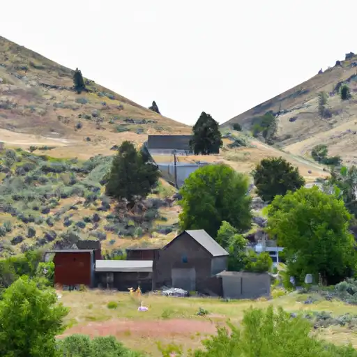 Rural homes in Jerome, Idaho