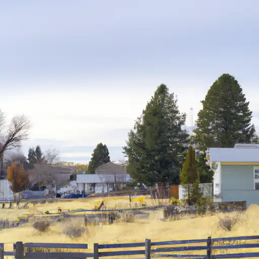 Rural homes in Twin Falls, Idaho
