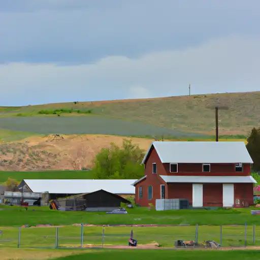 Rural homes in Washington, Idaho