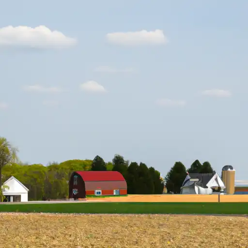 Rural homes in Cass, Illinois