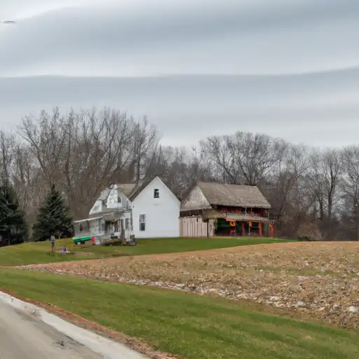Rural homes in Clay, Illinois
