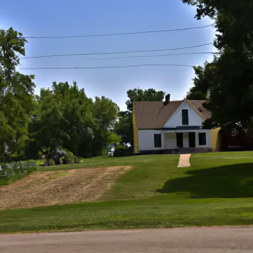 Rural homes in Clinton, Illinois