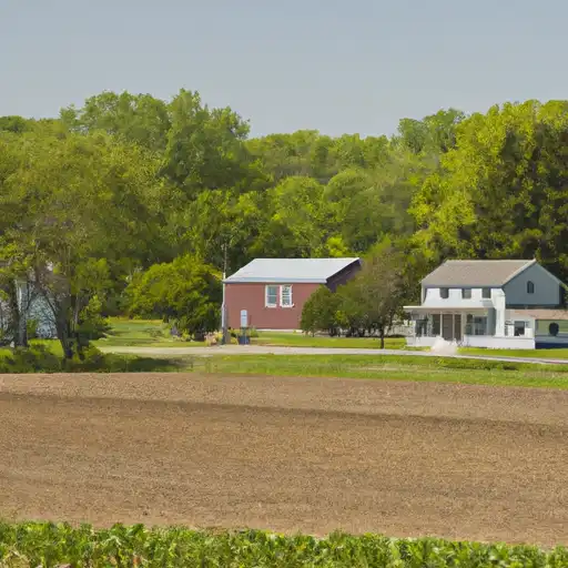 Rural homes in Coles, Illinois