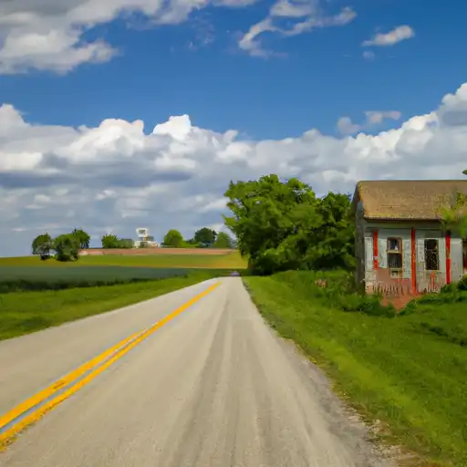 Rural homes in DeKalb, Illinois