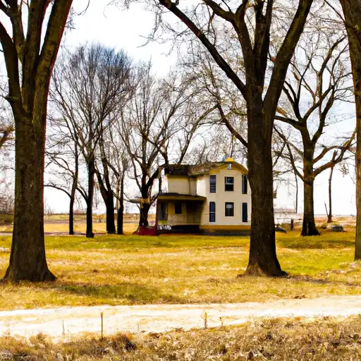 Rural homes in Douglas, Illinois