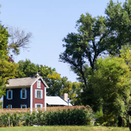 Rural homes in Fulton, Illinois