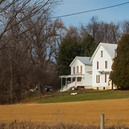 Rural homes in Grundy, Illinois