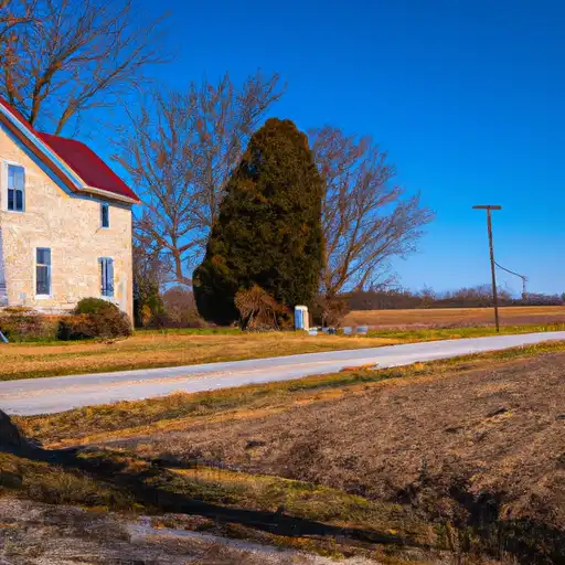 Rural homes in Jackson, Illinois