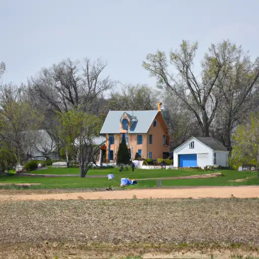 Rural homes in Jersey, Illinois
