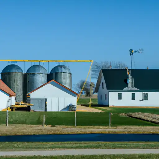 Rural homes in Kendall, Illinois
