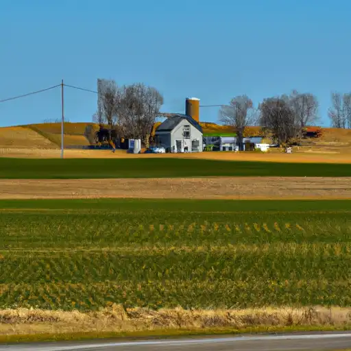 Rural homes in Lawrence, Illinois