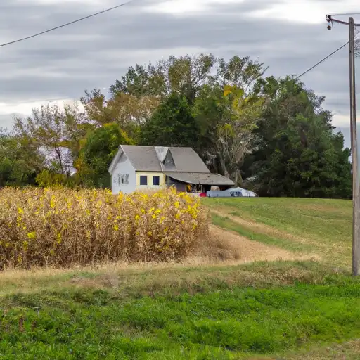 Rural homes in Lee, Illinois