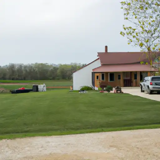 Rural homes in McDonough, Illinois