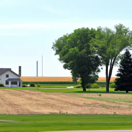 Rural homes in McHenry, Illinois